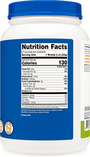 Nutricost Whey Protein Isolate Powder (Matcha 2LBS)