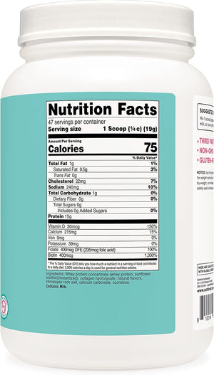 Nutricost Protein for Women Vanilla, 2 LB - Collagen, Whey, Folic Acid, Biotin, Calcium