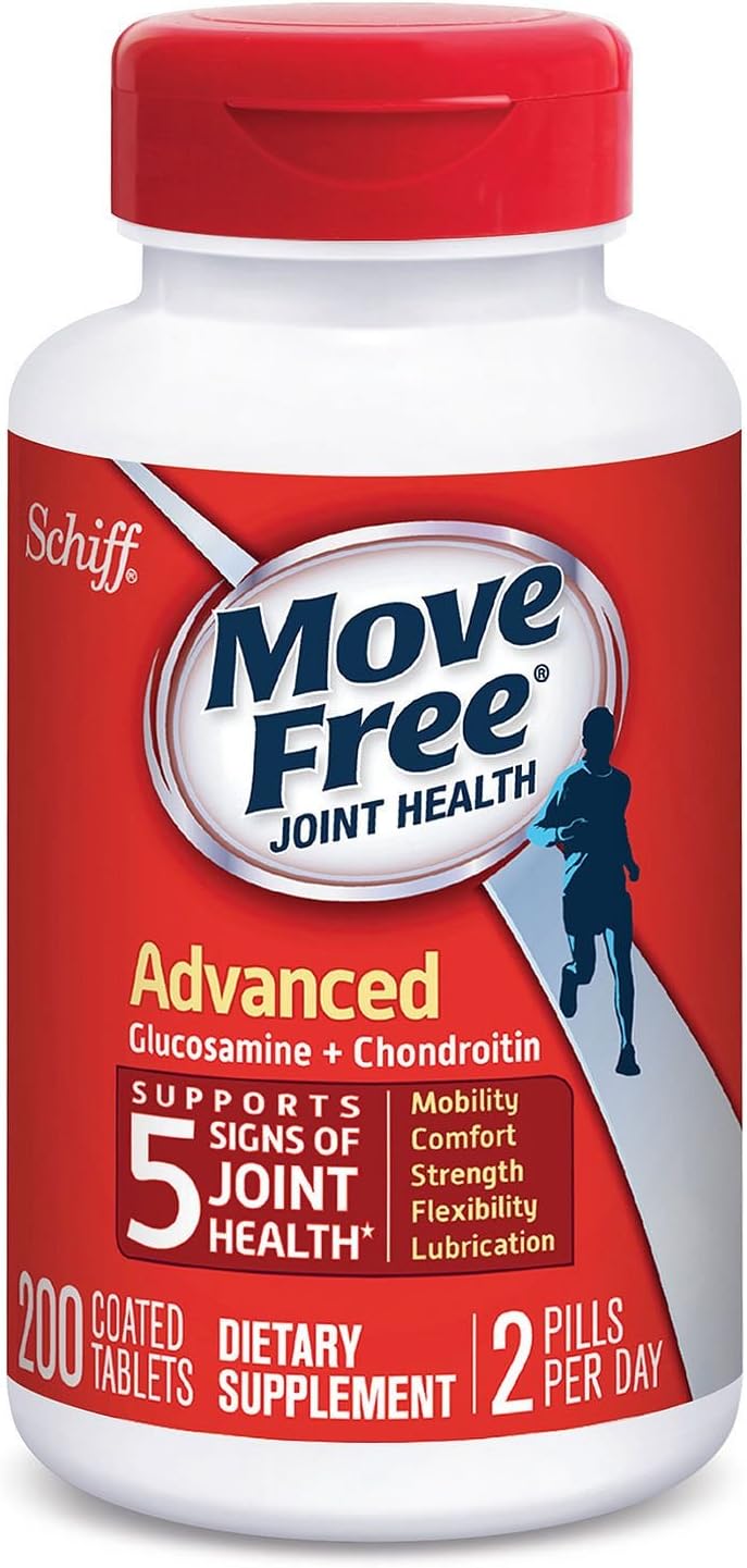Move Free Advanced Plus MSM, 120 tablets - Joint Health Supplement with Glucosamine and Chondroitin