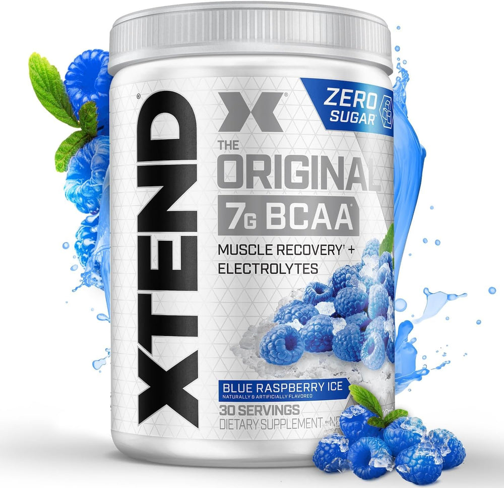 Xtend Original BCAA Powder 7g BCAA and 2.5g L-Glutamine, Sugar Free Post Workout Muscle Recovery Drink with Amino Acids for Men & Women, 90 Servings