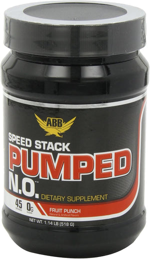 ABB Performance Speed Stack Pumped N.O. Powder, Fruit punch, 45 servings, 1.14 Pounds