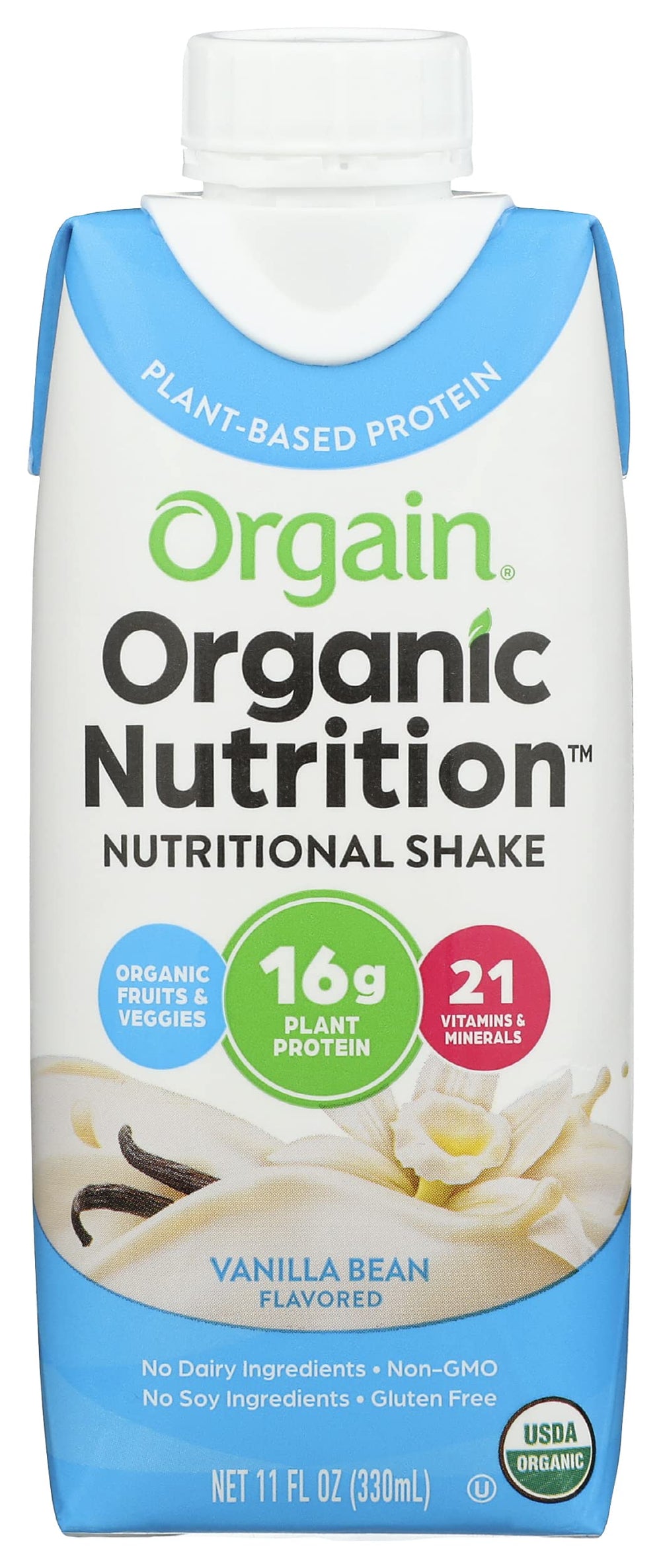 Orgain Clean Protein Shake Chocolate, 198 Fl. Oz.