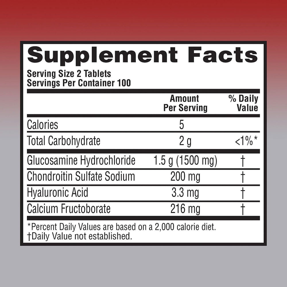 Move Free Advanced Plus MSM, 120 tablets - Joint Health Supplement with Glucosamine and Chondroitin