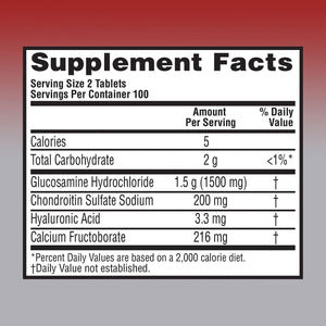 Move Free Advanced Plus MSM, 120 tablets - Joint Health Supplement with Glucosamine and Chondroitin