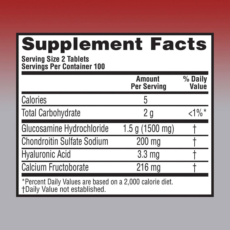 Move Free Advanced Plus MSM, 120 tablets - Joint Health Supplement with Glucosamine and Chondroitin