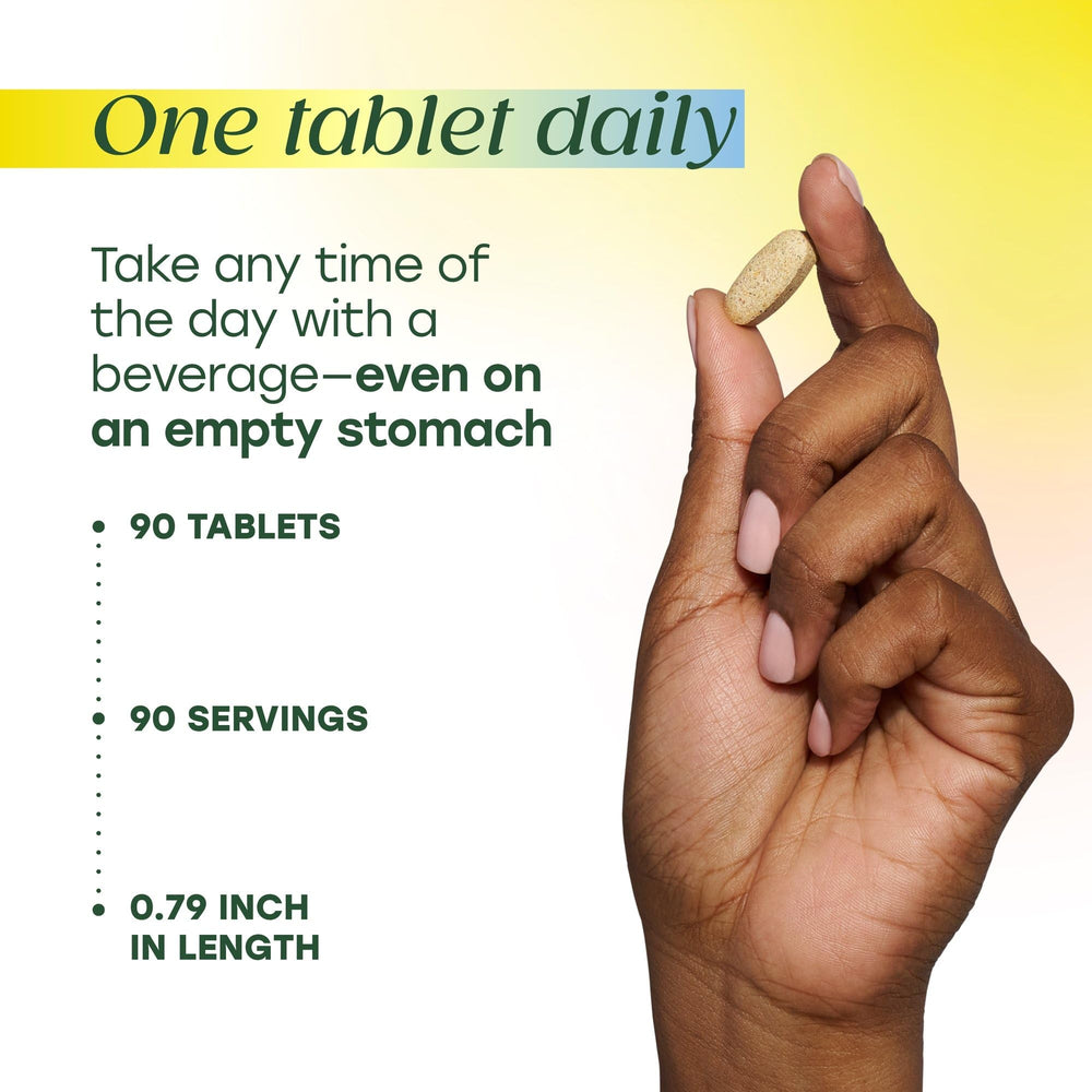 MegaFood Multivitamin for Women 40+ One Daily Womens Multivitamin - with Methylated B12, Methyl Folate, Vitamin D3, C & Zinc - Energy Metabolism, Immune Support & Bone Health, Vegetarian, 60 Tablets