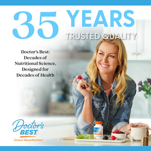 Doctors Best MSM, Supports Hair, Skin, Nails, & Joints, Non-GMO, Gluten Free, 3000 mg Per Serving, 180 Capsules