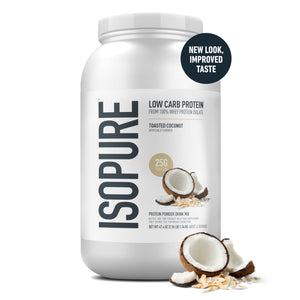 Isopure Bundle of Zero Carb 100% Pure Whey Isolate Protein Powder, Strawberries & Cream, 25g Protein Per Serving, 1 Lb, 15 Servings + Isopure 100% Pure Creatine Monohydrate Powder, 100 Servings