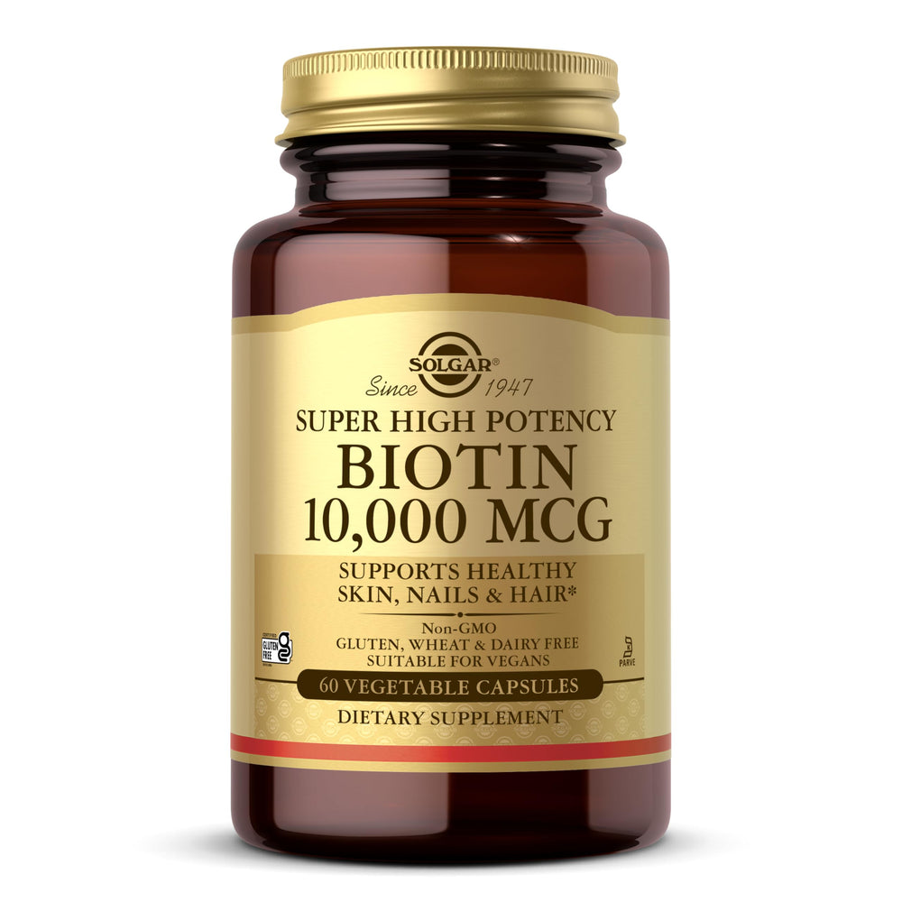 Solgar Biotin 5000 mcg - Supports Healthy Skin, Nails & Hair - Supports Energy Production & Metabolism - Vitamin B - Non-GMO, Vegan, Gluten Free - 180 Count