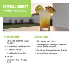 Isopure Clear Whey Isolate Protein Powder, Lactose Free, Gluten Free, Naturally Flavored, Pineapple Orange Banana, 20g Protein Per Serving, 1.9 Lb, 36 Servings (Packaging May Vary)