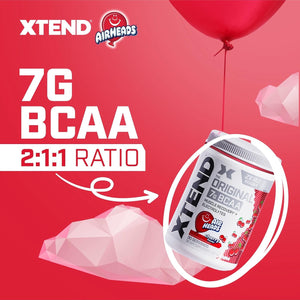 Xtend Original BCAA Powder 7g BCAA and 2.5g L-Glutamine, Sugar Free Post Workout Muscle Recovery Drink with Amino Acids for Men & Women, 90 Servings