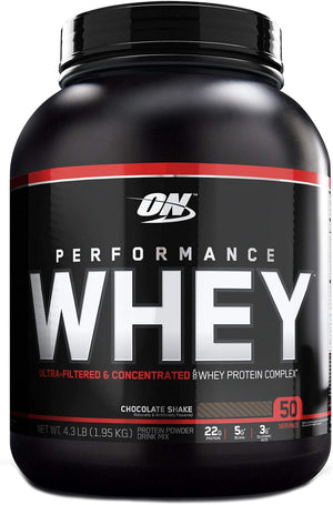 ON Performance Protein Powder, Flavor: Chocolate Shake, 50 Servings