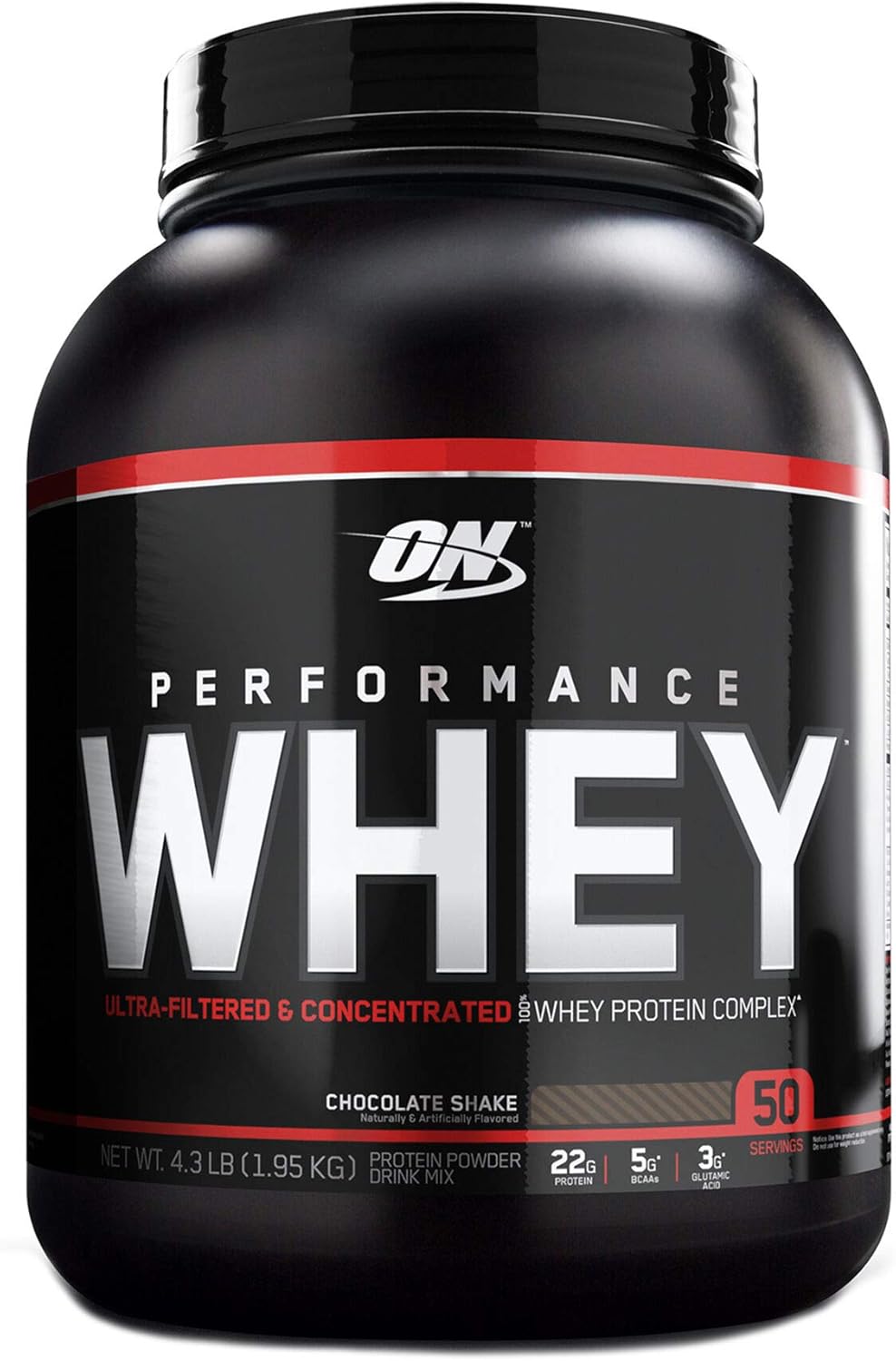 ON Performance Protein Powder, Flavor: Chocolate Shake, 50 Servings