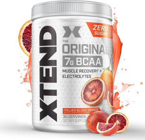 Xtend Original BCAA Powder 7g BCAA and 2.5g L-Glutamine, Sugar Free Post Workout Muscle Recovery Drink with Amino Acids for Men & Women, 90 Servings