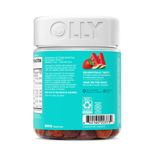 Olly Teen Girl Multi Gummy, Healthy Skin and Immune Support, 15 Essential Vitamins, Biotin, Zinc, Calcium, Chewable Multivitamin, Berry Melon, 35 Day Supply, 70 Count