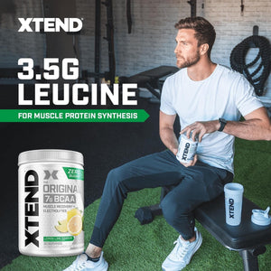 Xtend Original BCAA Powder 7g BCAA and 2.5g L-Glutamine, Sugar Free Post Workout Muscle Recovery Drink with Amino Acids for Men & Women, 90 Servings