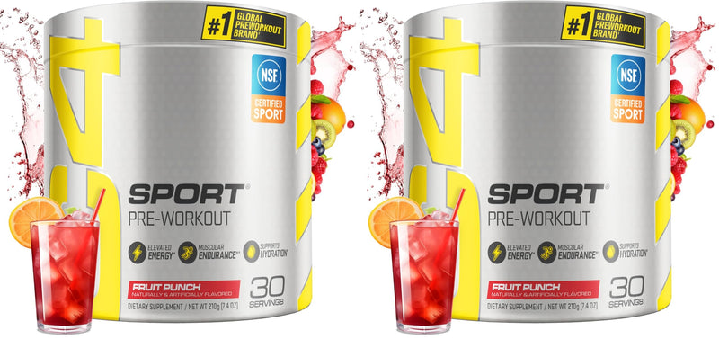 Cellucor C4 Sport Pre Workout Powder Fruit Punch - NSF Certified for Sport | 30 Servings, Packaging may vary.