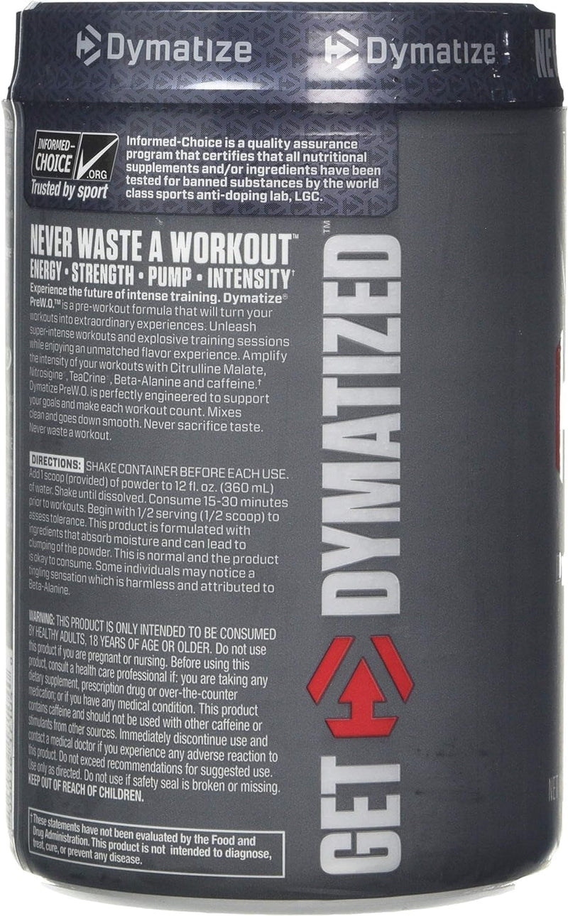Dymatize Pre Workout Supplement, Pinapple Orange Crush, 400 Gram