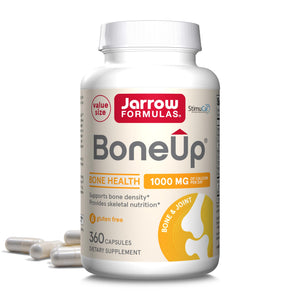 Jarrow Formulas BoneUp for Bone Density - Vitamin D3 and K2, Calcium Support, 240 Capsules, Provides Skeletal Nutrition, Up to 40 Days Supply
