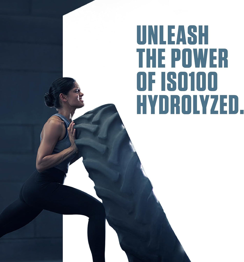 Dymatize ISO100 Hydrolyzed Protein Powder, 100% Whey Isolate Protein, 25g of Protein, 5.5g BCAAs, Gluten Free, Fast Absorbing, Easy Digesting, Strawberry, 5 Pound