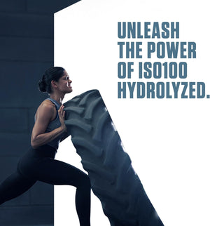 Dymatize ISO100 Hydrolyzed Protein Powder, 100% Whey Isolate Protein, 25g of Protein, 5.5g BCAAs, Gluten Free, Fast Absorbing, Easy Digesting, Strawberry, 5 Pound