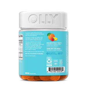 OLLY Essential Prenatal Gummy Multivitamin, Folic Acid, Vitamin D, Omega 3 DHA, Supports Healthy Growth and Brain Development, Citrus Berry - 84 Count