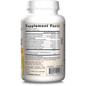 Jarrow Formulas BoneUp for Bone Density - Vitamin D3 and K2, Calcium Support, 240 Capsules, Provides Skeletal Nutrition, Up to 40 Days Supply