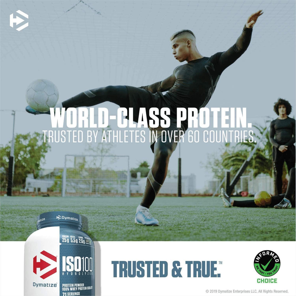 Dymatize ISO 100 Whey Protein Powder Isolate, Gourmet Vanilla (45 Servings)