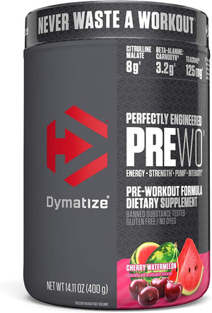 Dymatize Pre Workout Supplement, Cherry Watermelon, 400 Gram