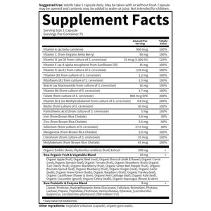 Garden of Life Multivitamin for Women, Vitamin Code Raw One for Women, Once Daily Women's Multi - 30 Capsules, One a Day Vitamins Whole Food Iron, Probiotics for Womens Health, Gluten Free Vegetarian