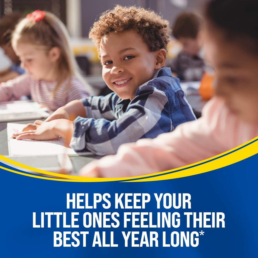 Culturelle Immune Defense Probiotic with Vitamin C, Vitamin D and Zinc + Elderberry, Non-GMO, 4-in-1 Immune Support for Kids Ages 3+*, Mixed Berry Chewables, 60 Count