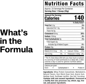 Muscletech Grass-Fed Whey Protein Powder (Deluxe Vanilla, 1.8LB) - Whey Protein Smoothie & Milk Shake Mix Supports Muscle Gain & Recovery - 20g of Whey Protein for Women & Men - Non-GMO & Gluten-Free