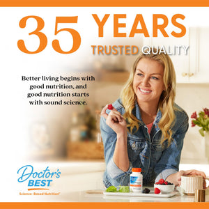 Doctor's Best Vitamin C with Q-C, Immune Support, Non-GMO, Gluten Free, Soy Free, Vegan 360 Veggie Caps