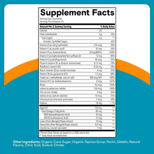 SmartyPants Teen Guy Formula, Daily Multivitamin Gummies: Vitamins C, B12, K, Zinc, & Biotin for Immune Support, Energy, Skin & Hair Support, Assorted Fruit Flavor, 120 Gummies (30 Day Supply)