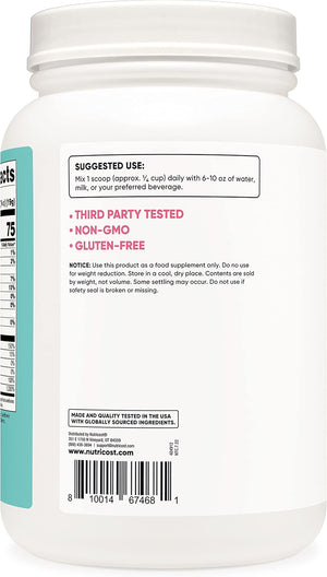 Nutricost Protein for Women Vanilla, 2 LB - Collagen, Whey, Folic Acid, Biotin, Calcium