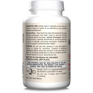 Jarrow Formulas Red Yeast Rice 1200 mg & Co-Q10 100 mg Per Serving-120 Veggie Caps-60 Servings & Heart Health-Vegan & Milk Thistle 150 mg with 30:1 Standardized Silymarin Extract