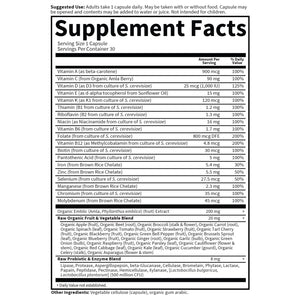 Garden of Life Multivitamin for Women, Vitamin Code Raw One for Women, Once Daily Women's Multi - 30 Capsules, One a Day Vitamins Whole Food Iron, Probiotics for Womens Health, Gluten Free Vegetarian