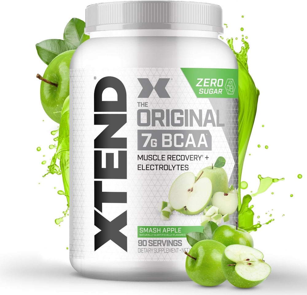 Xtend Original BCAA Powder 7g BCAA and 2.5g L-Glutamine, Sugar Free Post Workout Muscle Recovery Drink with Amino Acids for Men & Women, 90 Servings