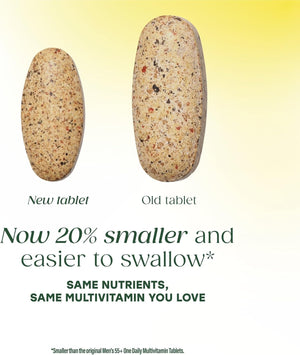 MegaFood Multivitamin for Men 55+ One Daily Mens Multivitamins, Methylated B12, Vitamin D3, C & Zinc - Healthy Aging, Bone & Muscle Health & Immune Support - Vegetarian - 60 Tablets