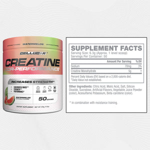 Cellucor Creatine Powder, Jolly Rancher Cherry- Increases Strength, Lean Muscle Mass & Endurance, Micronized Creatine for Fast Absorption, 5g Creatine per Serving, 50 Servings
