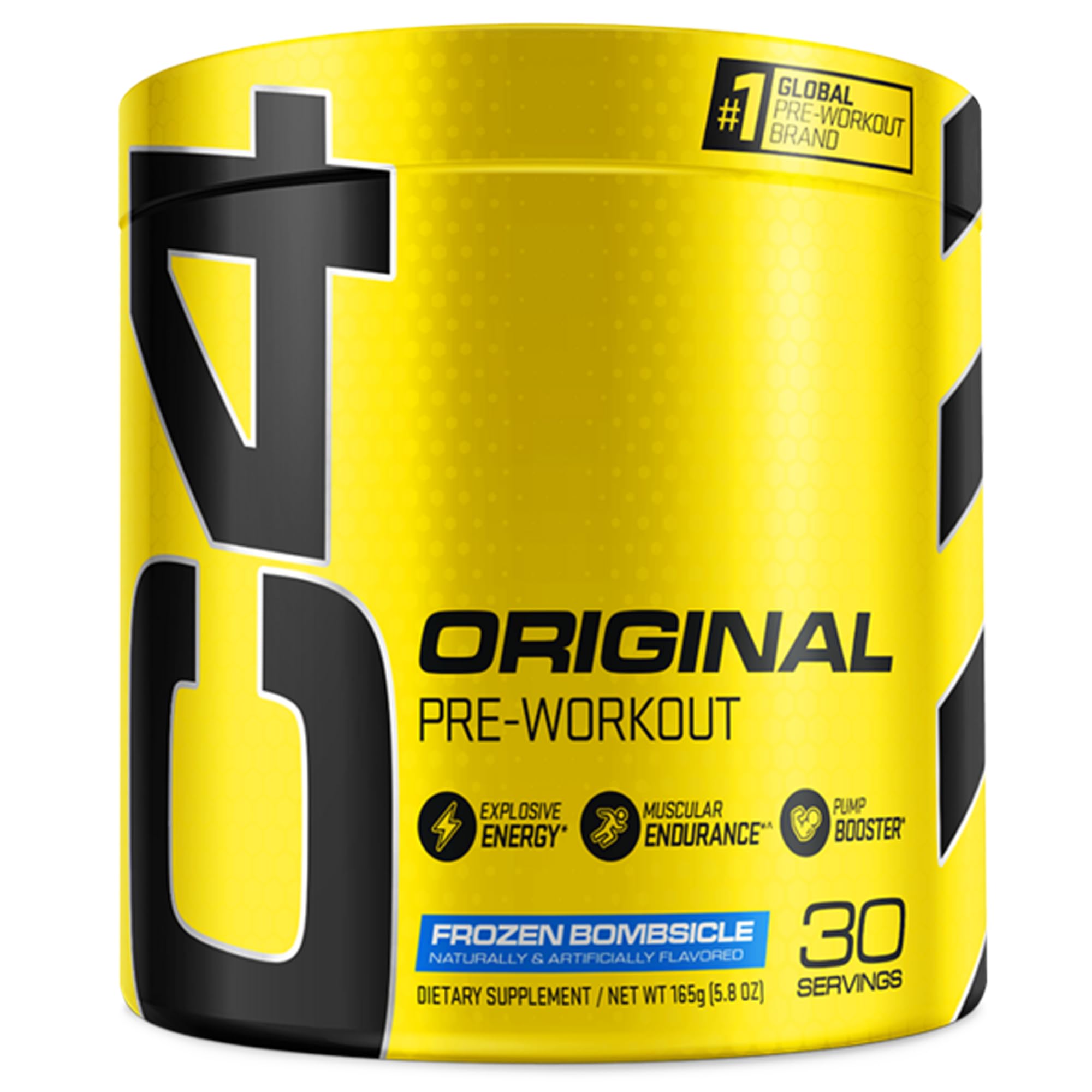 Cellucor C4 Original Pre Workout Powder ICY Blue Razz | Vitamin C for Immune Support | Sugar Free Preworkout Energy for Men & Women | 150mg Caffeine + Beta Alanine + Creatine | 30 Servings