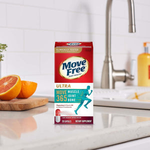 Move Free Ultra 365 with Triple Action Joint Support - Magnesium Vitamin D3 & Calcium Fructoborate - Supports Muscle Joint & Bone in 1 Capsule Per Day, 120 Capsules (120 Servings)*