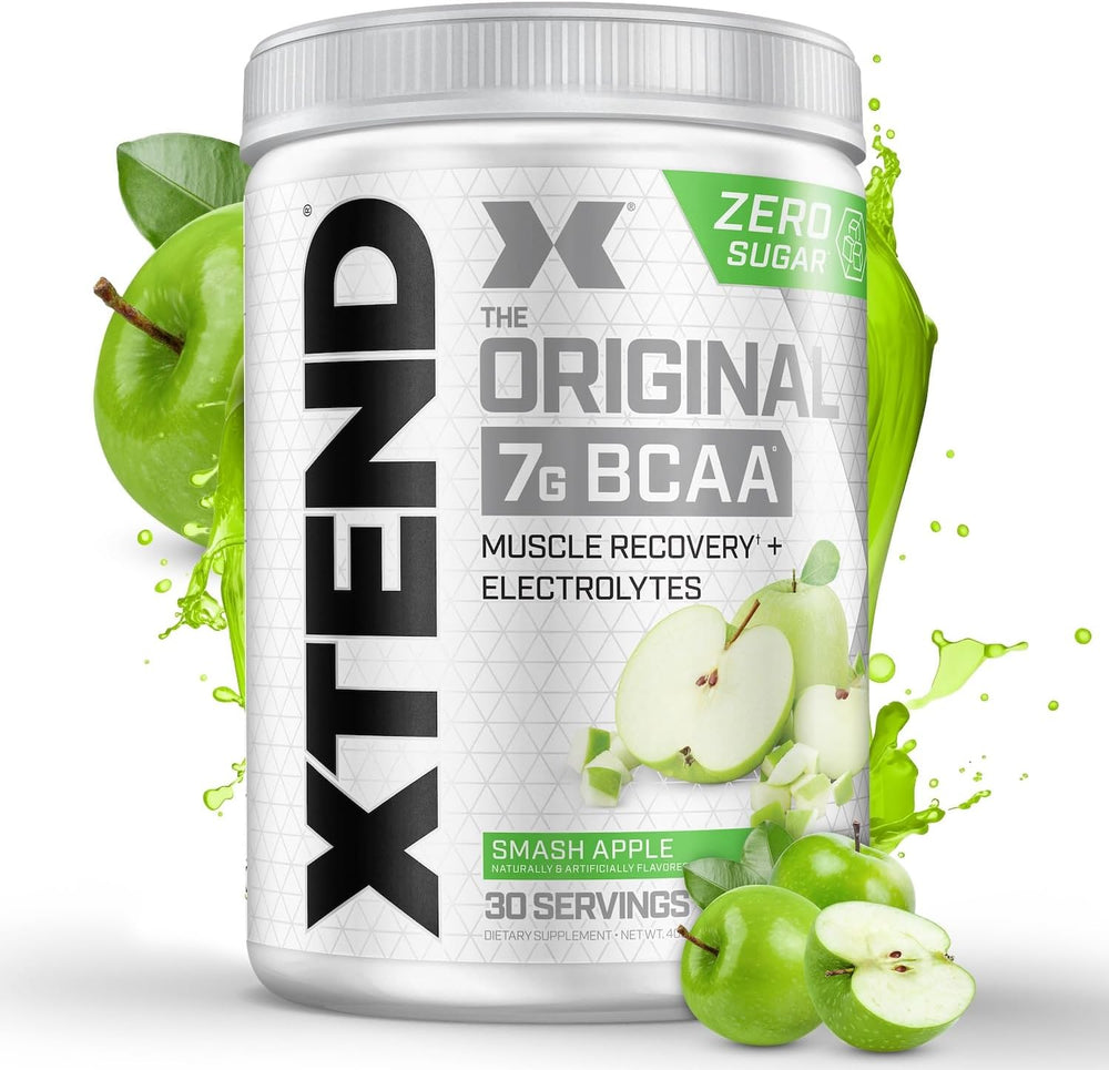 Xtend Original BCAA Powder 7g BCAA and 2.5g L-Glutamine, Sugar Free Post Workout Muscle Recovery Drink with Amino Acids for Men & Women, 90 Servings