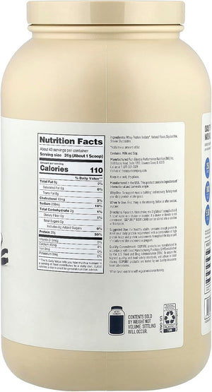 Isopure Low Carb Protein Powder, Vanilla Bean, 3 lb (1.36 kg)