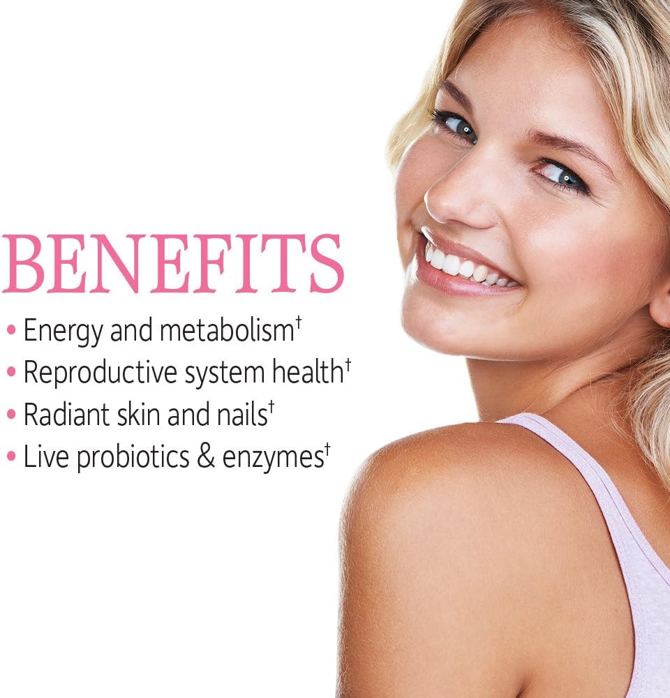 Garden of Life Vitamin Code Raw One for Women, Once Daily Women's Multivitamin - 75 Capsules, One a Day Vitamins Whole Food Iron, Probiotics for Digestive Health, Gluten Free Vegetarian