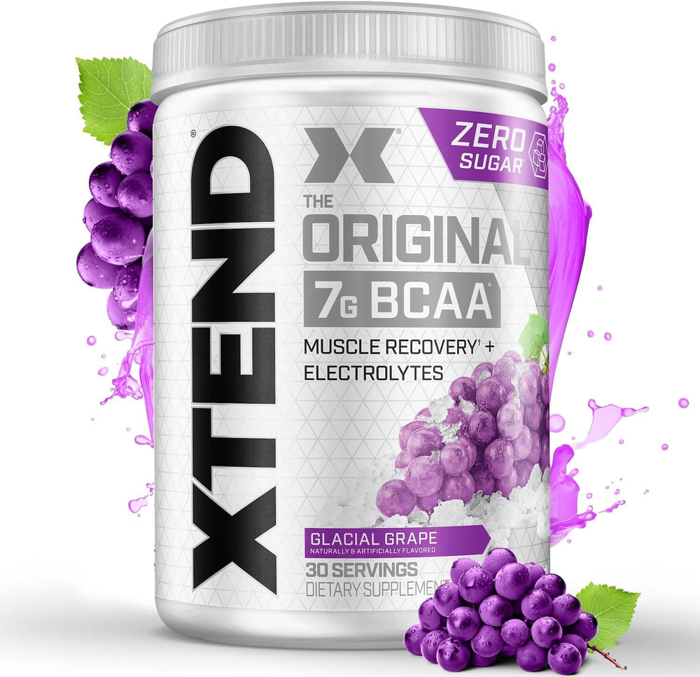 Xtend Original BCAA Powder 7g BCAA and 2.5g L-Glutamine, Sugar Free Post Workout Muscle Recovery Drink with Amino Acids for Men & Women, 90 Servings