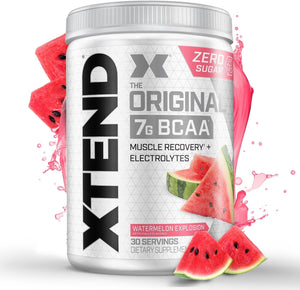 Xtend Original BCAA Powder 7g BCAA and 2.5g L-Glutamine, Sugar Free Post Workout Muscle Recovery Drink with Amino Acids for Men & Women, 90 Servings