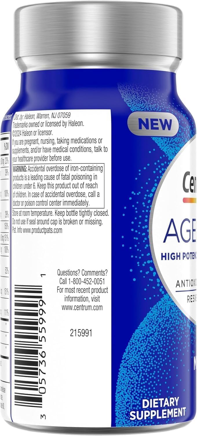 Centrum Age Defy for Men Multivitamin, 56 Tablets