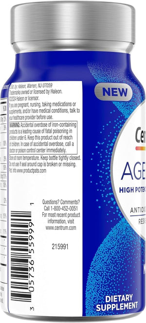 Centrum Age Defy for Men Multivitamin, 56 Tablets
