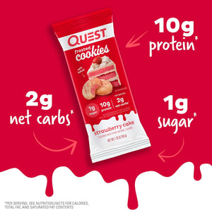 Quest Nutrition Crispy Blueberry Cobbler Hero Protein Bar 16g Protein Twin Pack Strawberry Cake Frosted Cookies 1g Sugar 10g Protein Gluten Free